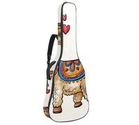 Eslifey Custodia per chitarra acustica I Need More Space, viola, tracolla regolabile, custodia per chitarra da 40 41 42 pollici, Multicolore 9, 42.9x16.9x4.7 in, Organizer per borse