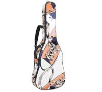 Eslifey Custodia per chitarra acustica I Need More Space, viola, tracolla regolabile, custodia per chitarra da 40 41 42 pollici, Multicolore 3, 42.9x16.9x4.7 in, Organizer per borse