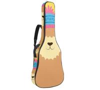 Eslifey Custodia per chitarra acustica I Need More Space, viola, tracolla regolabile, custodia per chitarra da 40 41 42 pollici, Multicolore 2., 42.9x16.9x4.7 in, Organizer per borse