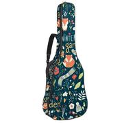 Eslifey Custodia per chitarra acustica moderna con unicorno, fatine dei cavalli, tracolla regolabile, custodia per chitarra da 40 41 e 42 pollici, Multicolore 5., 42.9x16.9x4.7 in, Organizer per borse