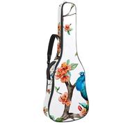 Eslifey Custodia per chitarra acustica, motivo orso viola, tracolla regolabile, custodia per chitarra da 101,2 cm, 102,4 cm x 106,7 cm, Multicolore 2., 42.9x16.9x4.7 in, Organizer per borse