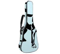 Eslifey Custodia per chitarra acustica, motivo orso viola, tracolla regolabile, custodia per chitarra da 101,2 cm, 102,4 cm x 106,7 cm, Multicolore 3, 42.9x16.9x4.7 in, Organizer per borse