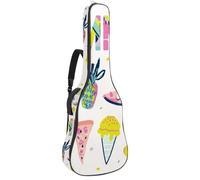 Eslifey Custodia per chitarra acustica, motivo orso viola, tracolla regolabile, custodia per chitarra da 101,2 cm, 102,4 cm x 106,7 cm, Multicolore 10., 42.9x16.9x4.7 in, Organizer per borse