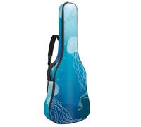 Eslifey Custodia per chitarra acustica retrò etnica mandala delfini tracolla regolabile custodia per chitarra custodia per chitarra 40 41 42 pollici, Multicolore 8., 42.9x16.9x4.7 in, Organizer per