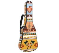 Eslifey Custodia per chitarra acustica Tiger Animal King, tracolla regolabile, custodia per chitarra da 40 41 42 pollici, Colore 7, 42.9x16.9x4.7 in, Classico