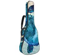 Eslifey Custodia per chitarra acustica Tiger Animal Stare Teeth Wild Tracolla regolabile Custodia per chitarra Gig Bag 40 41 42 pollici, Multicolore 3, 42.9x16.9x4.7 in, Organizer per borse