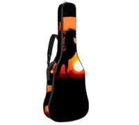 Eslifey Custodia per chitarra acustica Tiger Animal Stare Teeth Wild Tracolla regolabile Custodia per chitarra Gig Bag 40 41 42 pollici, Multicolore 2., 42.9x16.9x4.7 in, Organizer per borse