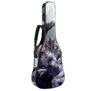 Eslifey Custodia per chitarra acustica Tiger Animal Stare Teeth Wild Tracolla regolabile Custodia per chitarra Gig Bag 40 41 42 pollici, Multicolore 7, 42.9x16.9x4.7 in, Organizer per borse