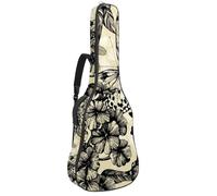 Eslifey Custodia per chitarra acustica Tiger Animal Stare Teeth Wild Tracolla regolabile Custodia per chitarra Gig Bag 40 41 42 pollici, Multicolore 5., 42.9x16.9x4.7 in, Organizer per borse