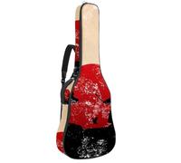 Eslifey Custodia per chitarra acustica Tiger Animal Stare Teeth Wild Tracolla regolabile Custodia per chitarra Gig Bag 40 41 42 pollici, Multicolore 6., 42.9x16.9x4.7 in, Organizer per borse