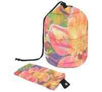 Eslifey Grande borsa di trucco del cordone del barilotto, borsa cosmetica di viaggio del modello dell'uva del fumetto divertente borsa portatile, Multicolore 4., 9.9x6.9in/25.2x17.6cm