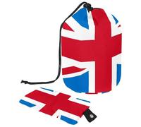 Eslifey Grande borsa di trucco del cordone del barilotto, borsa cosmetica di viaggio del totem egiziano portatile della borsa dell', Multicolore 2., 9.9x6.9in/25.2x17.6cm