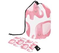 Eslifey Grande borsa per il trucco con coulisse, borsa cosmetica da viaggio con unicorno magico ad acquerello, borsa organizer portatile per trucco, Multicolore 3, 9.9x6.9in/25.2x17.6cm