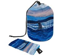 Eslifey Grande borsa per il trucco con coulisse, borsa cosmetica da viaggio con unicorno magico ad acquerello, borsa organizer portatile per trucco, Multicolore 9, 9.9x6.9in/25.2x17.6cm