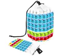 Eslifey Grande borsa per il trucco con coulisse, borsa per cosmetici da viaggio con sole spaziale e luna, borsa per cosmetici da viaggio portatile, Multicolore 6., 9.9x6.9in/25.2x17.6cm