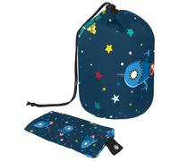 Eslifey Grande borsa per il trucco con coulisse, girasoli e foglie di felce su sfondo in legno con texture in legno, borsa per cosmetici da viaggio portatile, Multicolore 10., 9.9x6.9in/25.2x17.6cm