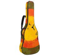 Eslifey Seacoast - Borsa per chitarra acustica con tracolla regolabile, pittura a olio, 40 41 42 pollici, Colore 2, 42.9x16.9x4.7 in