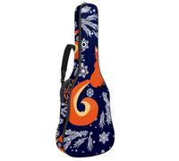 Eslifey Seacoast - Borsa per chitarra acustica con tracolla regolabile, pittura a olio, 40 41 42 pollici, Colore 3, 42.9x16.9x4.7 in