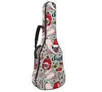 Eslifey Seacoast - Borsa per chitarra acustica con tracolla regolabile, pittura a olio, 40 41 42 pollici, Colore 7, 42.9x16.9x4.7 in