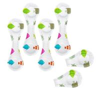 Eslifey Set di 6 segnalibri magnetici, set di graziosi segnapagina a forma di pesce, in pelle, accessori per libri, per studenti, insegnanti e letture