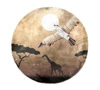 Eslifey Tappeto a pelo lungo extra large, morbido, 160 cm, per soggiorno e camera da letto, decorazione per la casa, corridoio, poiana volante