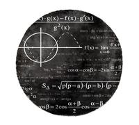 Eslifey Tappeto shaggy morbido e lussuoso, 70 cm, con equazione matematica e fisica, tappeto moderno e antiscivolo da interni, elemento d'arredo per casa, camera da letto, camera dei bambini e