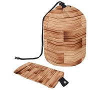 Eslifey Trousse da viaggio per cosmetici, borsa per il trucco, multifunzionale, borsa da toeletta rotonda, organizer con teschio messicano con motivo "Giorno dei morti", Multicolore 10.,