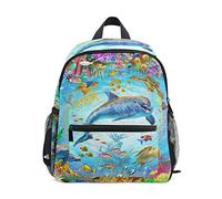 Eslifey - Zainetto da scuola con delfino per bambini e bambine