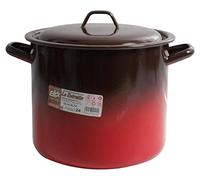 Esmaltaciones La Stella Fuoco-Pentola Alta con Coperchio, 24 cm, 4 L
