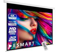 ESMART Economia EXM Schermo del motore 217 cm Immagine 180 x 135 cm (89") | Formato 4:3 | Telecomando | Schermo del motore dello schermo di proiezione del proiettore elettrico dell'home cinema LCD