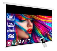 ESMART Professional MIMOTO schermo motorizzato L totale 271 cm, telo bianco