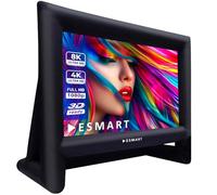 ESMART PUBLIC AIR 18 Schermo gonfiabile da esterno 372 x 183 cm (160") 16:9 Schermo per proiettore e cinema con ventilatore e borsa da trasporto | Proiezione frontale e posteriore | Montaggio rapido