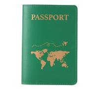 esmen Borsa for passaporto, custodia protettiva, for documenti d'identità, porta, borsa da viaggio for, portafoglio sottile(Groen)