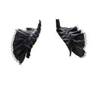 esmen Coprispalle con Colletto Gotico Steampunk, Manica da Pirata, Elegante Accessorio for Costumi di Carnevale e Cosplay Donna(Svart)