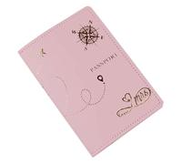 esmen Custodia sottile for passaporto, custodia protettiva for da viaggio e in pelle for, borsa portadocumenti(Wit)