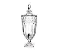 esmen Dispenser di Bevande in Vetro Barattolo di Vetro Secchiello per Bevande Self-Service Macchina per Il caffè Freddo Vaso per tè Solare Bottiglia di Succo di Cristallo Goffrato