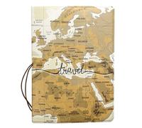 esmen Documento di viaggio SET MAPPA PASSATTO PASSA PASSATS PASSAporto BASSO DI PASSAZIONE for IL PACCHIO(Bruin)