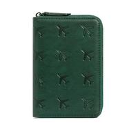 esmen Portafoglio portapassaporto con cerniera, custodia protettiva integrata for documenti d'identità, organizer for passaporto da viaggio, portafoglio for for aereo(Grey)