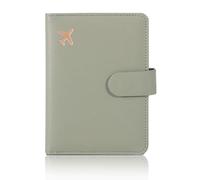 esmen Portapassaporto in pelle con più scomparti for carte di credito, portadocumenti for passaporto, custodia protettiva for, taccuino(Groen)