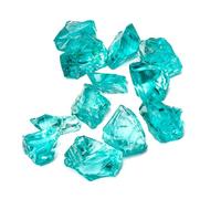 esmen Schegge di Pietra Vetro Azzurro, Cristallo Artificiale, diffusore per aromaterapia, Ornamento Decorativo, paesaggistica per Acquario, 200-1000 g(200g)