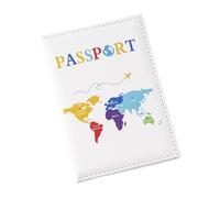 esmen Trove Passport Hold Book Cover Passaporto Custodia per passaporto thin Borsa di stoccaggio(Light blue)