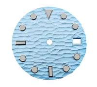 esmen UAE Accessori per orologi Accessorio for orologio con quadrante luminoso a onda verde for movimenti NH35/NH36/4R/7S senza logo(Blauw)