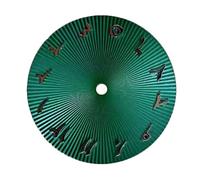 esmen UAE Accessori per orologi Quadrante a chiodo da 28,5 mm, venatura verticale, orologio automatico NH35(Groen)
