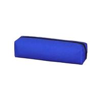 ESMENATZLS Astuccio a tinta unita Borse per matite semplici per studenti Nuova cancelleria forniture scolastiche per bambini cerniera grande borsa cosmetica, Blu scuro, Taglia unica