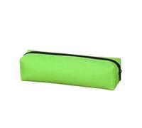 ESMENATZLS Astuccio a tinta unita Borse per matite semplici per studenti Nuova cancelleria forniture scolastiche per bambini cerniera grande borsa cosmetica, Verde, Taglia unica