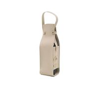 ESMENATZLS Borsa regalo per vino, riutilizzabile, in pelle, a doppio strato, per champagne e birra, per compleanni, addio al nubilato, Beige, Altro