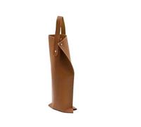 ESMENATZLS Borsa regalo per vino, riutilizzabile, in pelle, per champagne, birra, regalo per addio al nubilato, picnic, feste, bianco, 5 pz