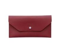 ESMENATZLS Donne Lungo Busta Portafogli In Pelle Soldi Pochette Multifunzionale Femminile Borsa Vacanza Borse per Le Donne Portamonete, Rosso, 1PC