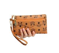 ESMENATZLS Donne Portafogli Lunghi Doppia Cerniera Frizioni Borsa Grande Lettera Moda Da Polso Portafoglio Telefono Portfel Damski Titolare Della Carta Signora Portafogli, Myl, Taglia unica
