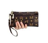 ESMENATZLS Donne Portafogli Lunghi Doppia Cerniera Frizioni Borsa Grande Lettera Moda Da Polso Portafoglio Telefono Portfel Damski Titolare Della Carta Signora Portafogli, Mcf, Taglia unica